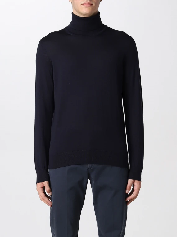 CASHSETA LIGHT TURTLENECK IN NAVY BLU - Taglia 56 - ERMENEGILDO ZEGNA