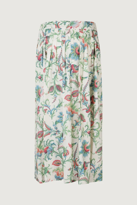 WOMEN'S MIDI SKIRT WITH PLEATS