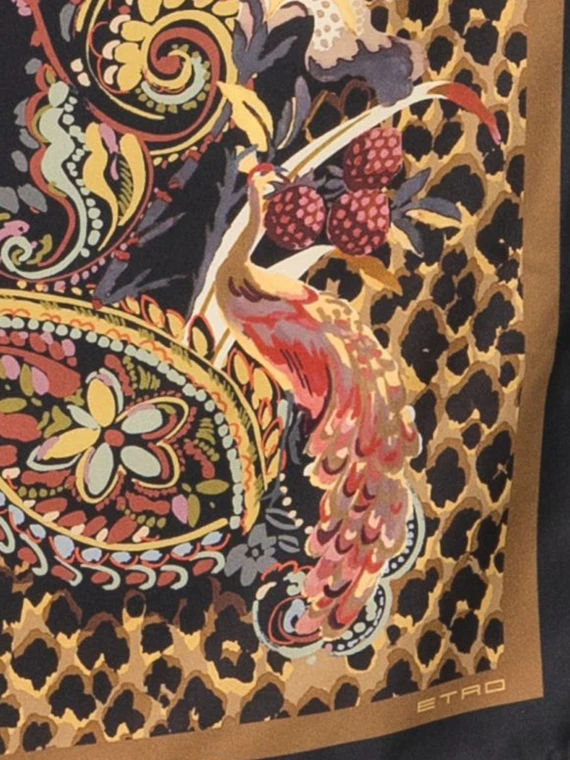 90x90 silk square scarf ETRO DONNA