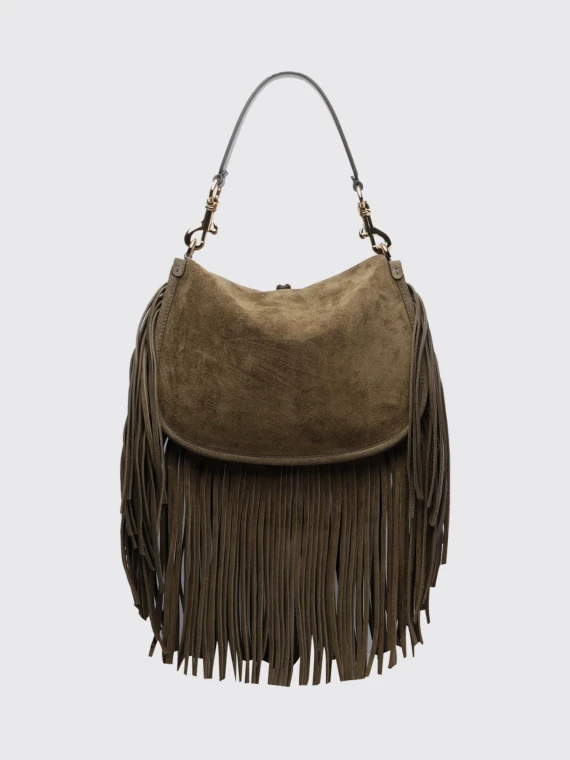 Borsa crossbody in pelle di vitello con frange ETRO DONNA
