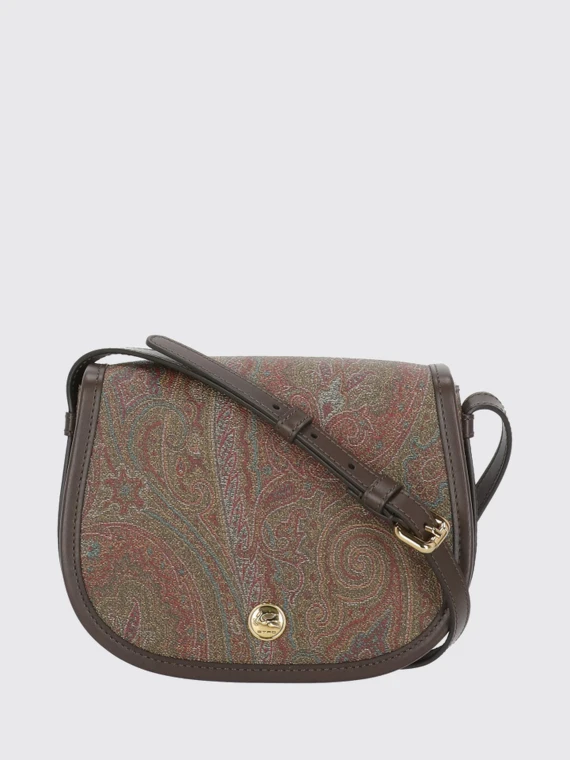 Borsa crossbody paisley con patta