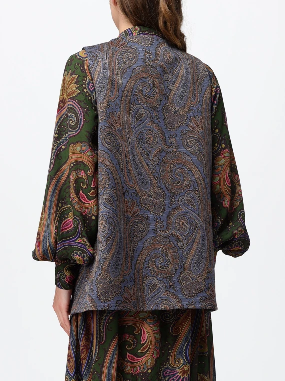 WOMEN'S A-LINE VEST WITH TRIMMING ETRO DONNA