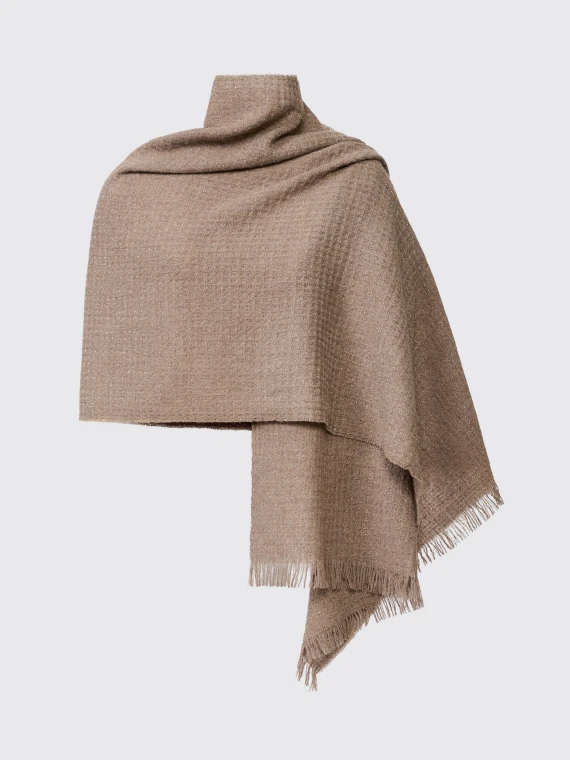 SCIARPA IN MISTO LANA CASHMERE CON LUREX