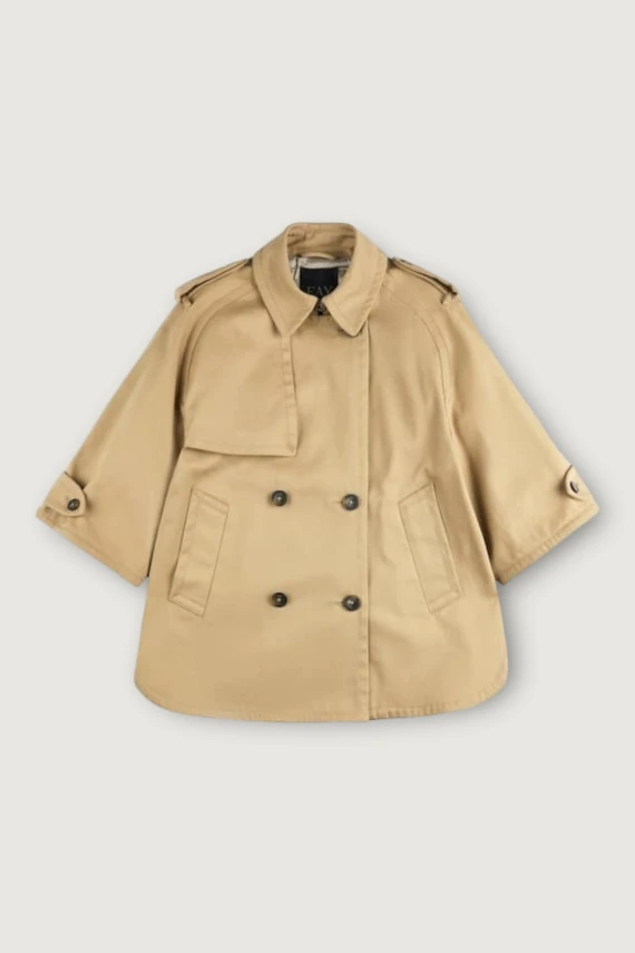 CABAN TRENCH MC + RICAMO