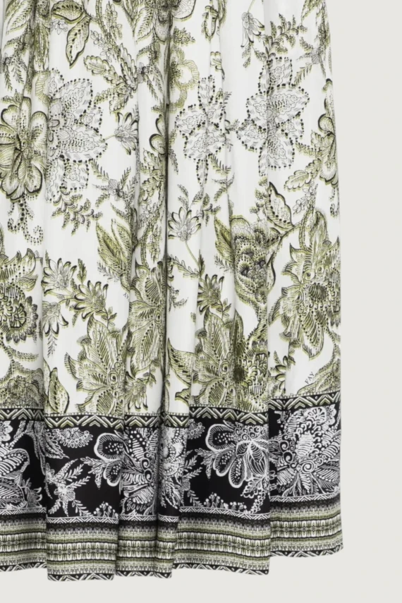 LONG SKIRT WITH ELASTIC WAISTBAND