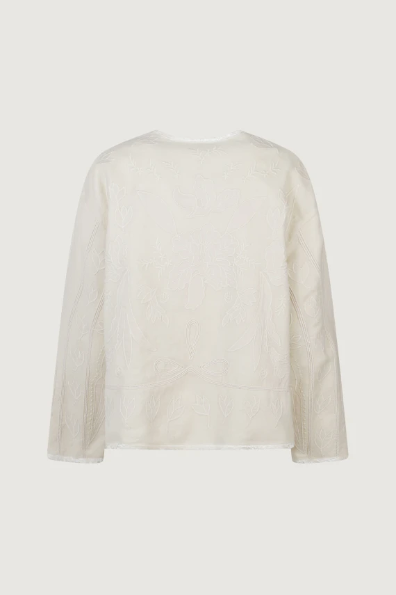 IRIS VELVET WOOL TWEED BLOUSON