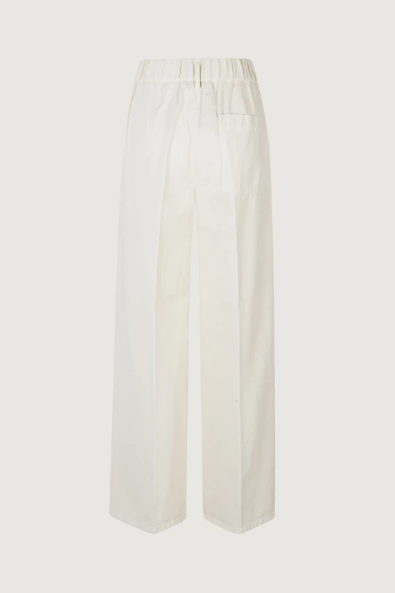 FLUID COTTON TWILL LOOSE PANT