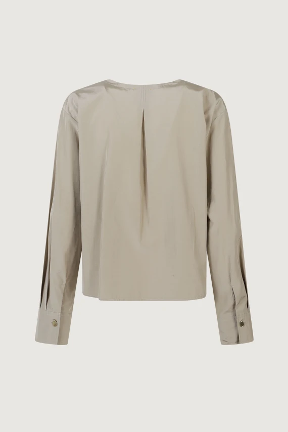 CHIC TAFFETTA SAHARIENNE SHIRT