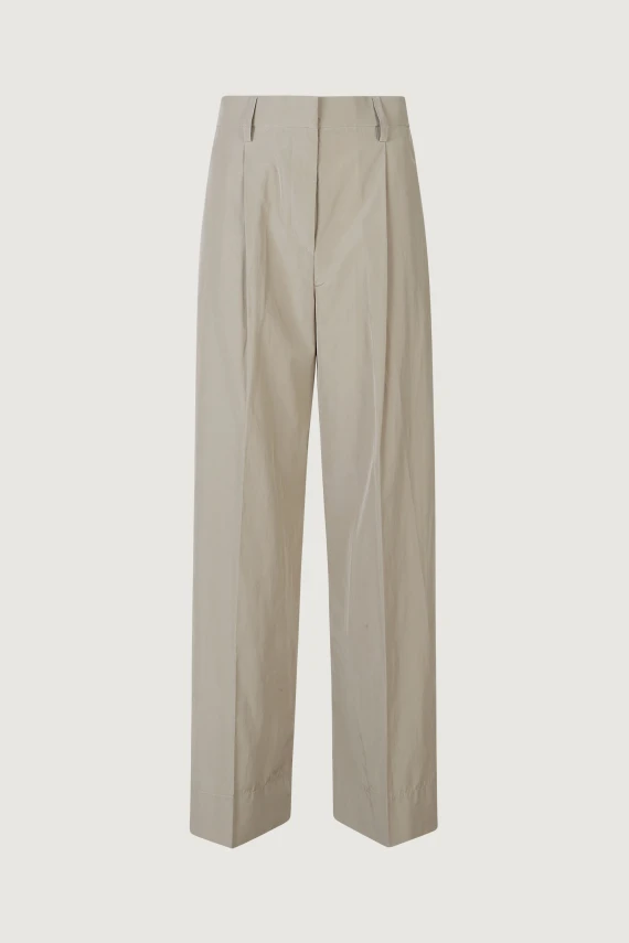 CHIC TAFFETTA STRAIGHT PANT