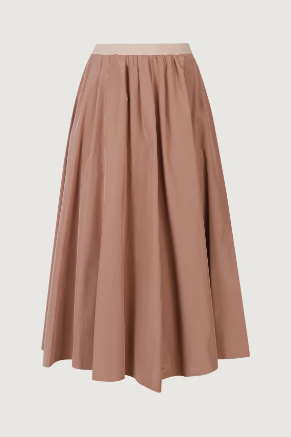 CHIC TAFFETTA LONGETTE SKIRT