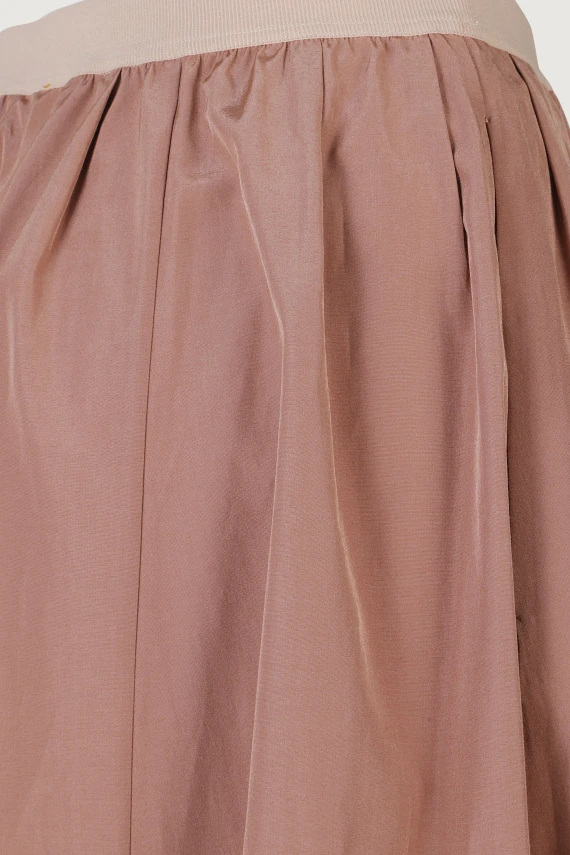 CHIC TAFFETA LONGETTE SKIRT