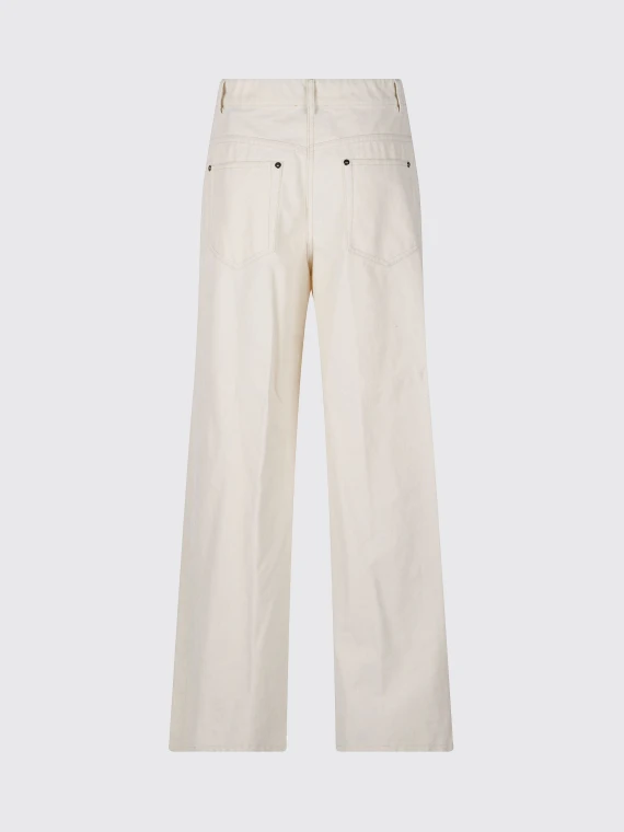 5-pocket denim flock pants FORTE_FORTE