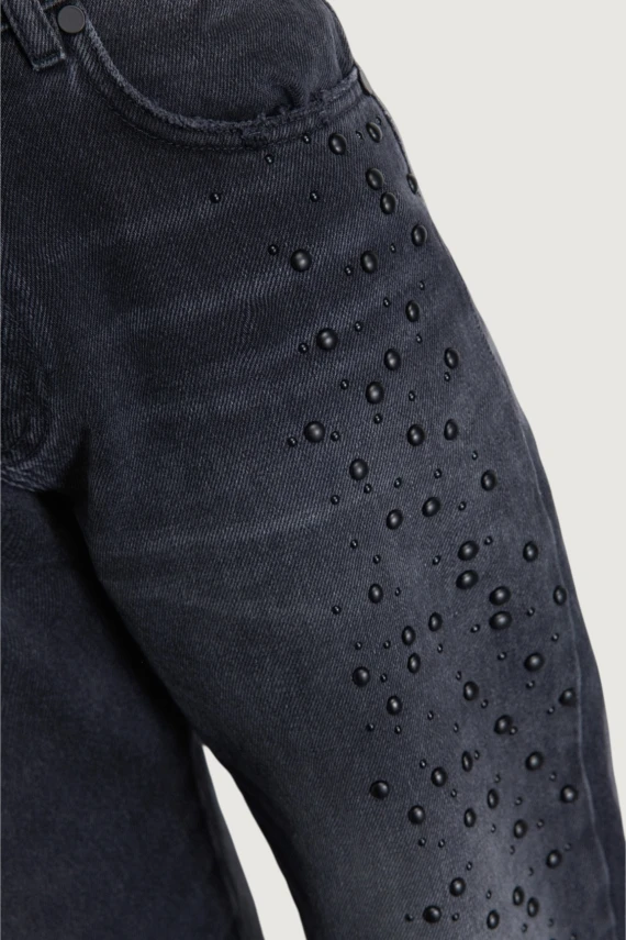 PANTALONE BOY SLIM CON APPLICAZIONI