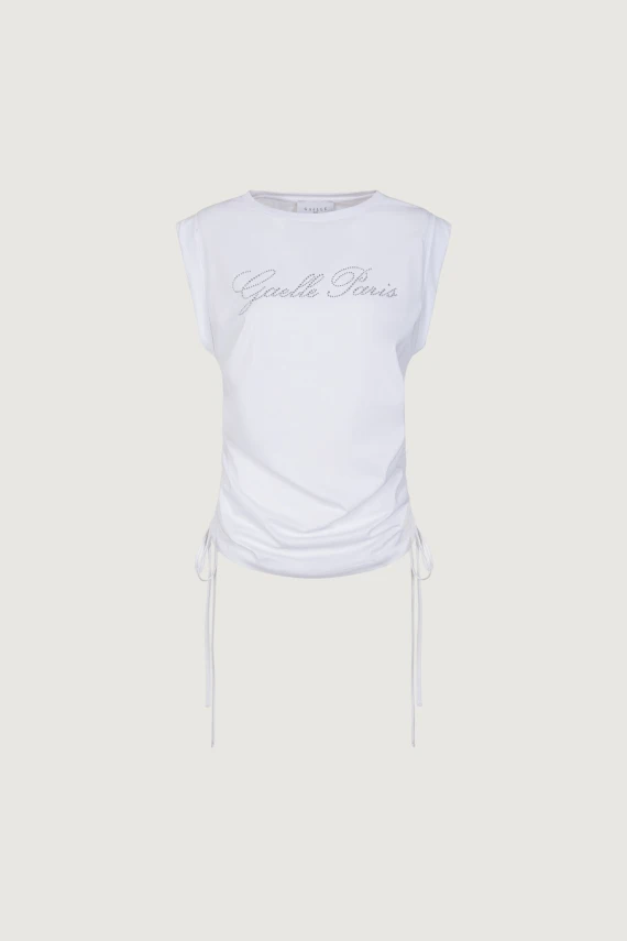 T-SHIRT CON ARRICCIO