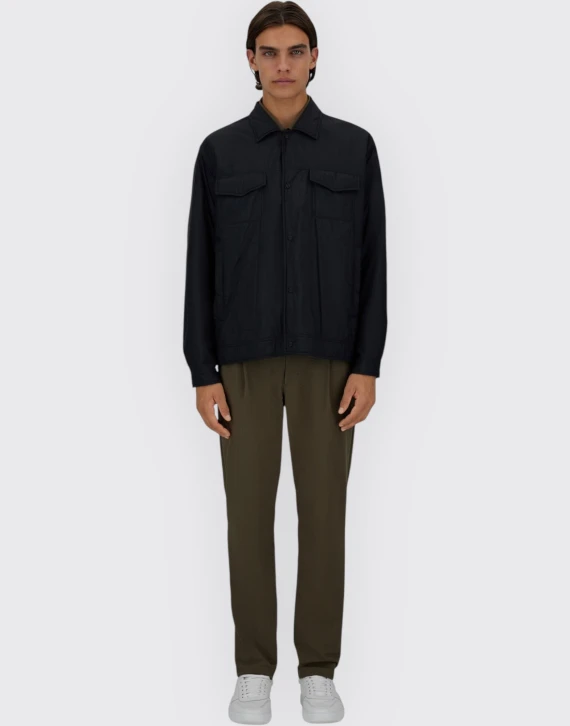 SHIRT JACKET ECOAGE LISCIO 