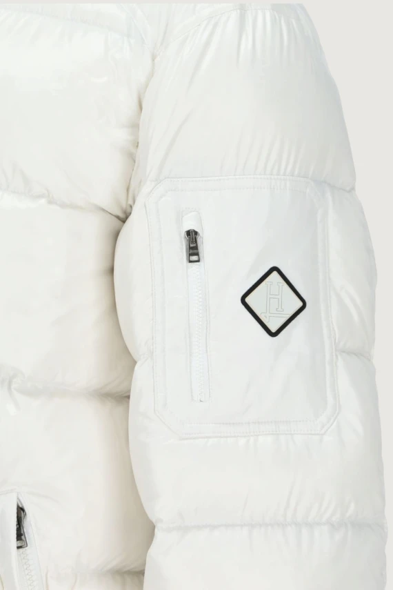 White hooded down jacket HERNO