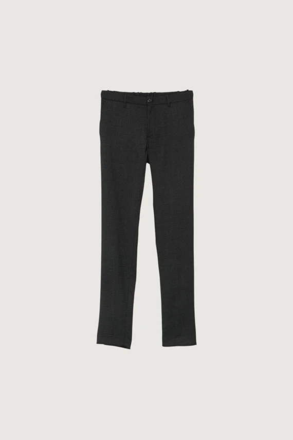 Pantalone lungo antracite in misto lana INCOTEX RED