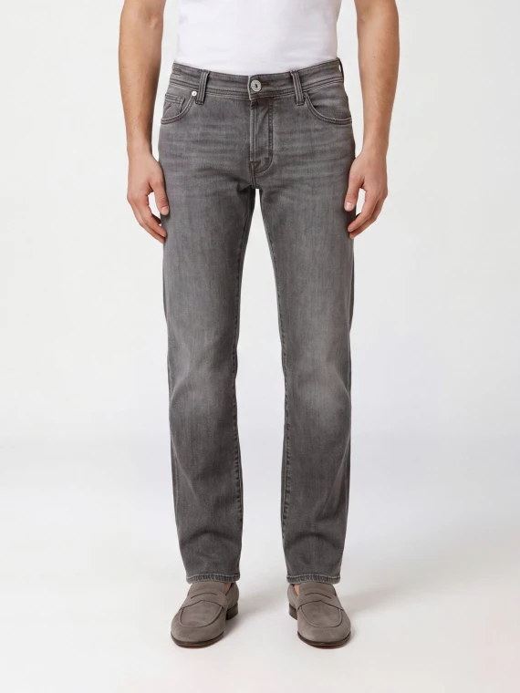 PANT 5 PKT SLIM FIT NICK DENIM BLACK STR (10,5 OZ) Jacob Cohen