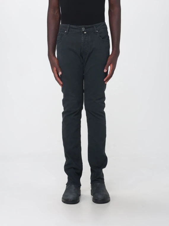Pantaloni verdi a gamba dritta Jacob Cohen