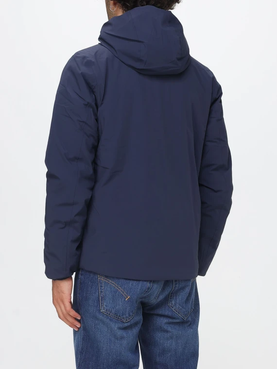 Piumino reversibile Jack St Warm Double blu K-WAY