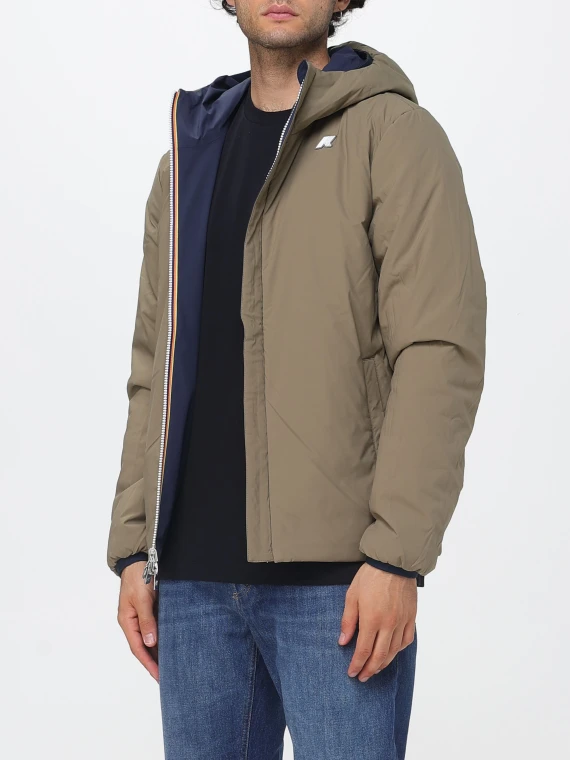 Piumino reversibile Jack St Warm Double blu K-WAY