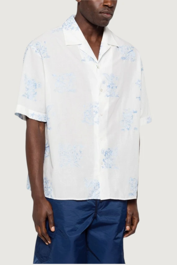 Camicia bianca a maniche corte Kenzo