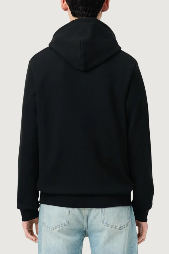 Felpa in tessuto felpato classic fit con zip