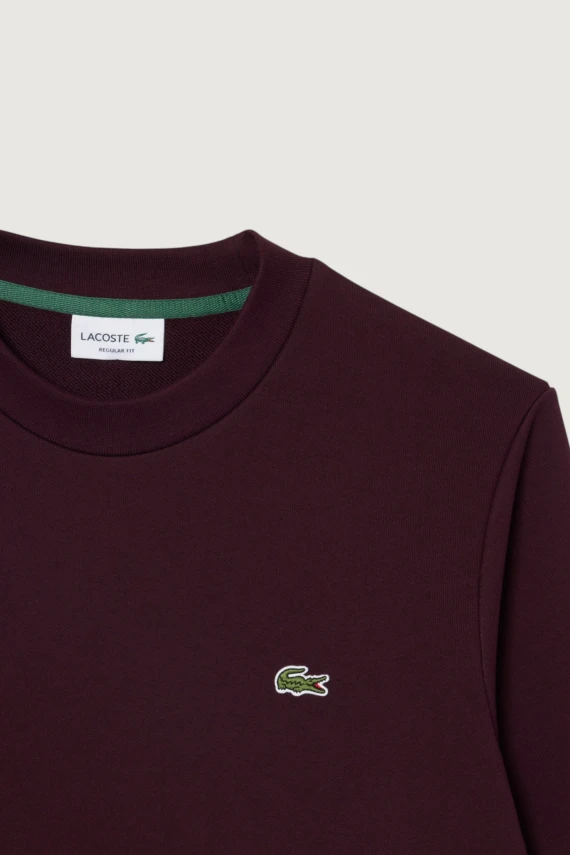 Felpa in tessuto felpato classic fit LACOSTE