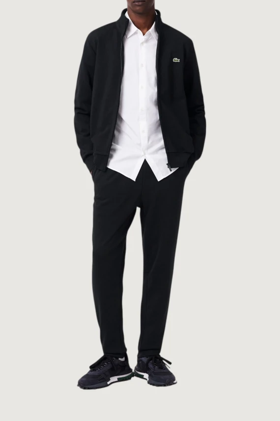 Pantaloni della tuta tapered fit in tessuto felpat LACOSTE