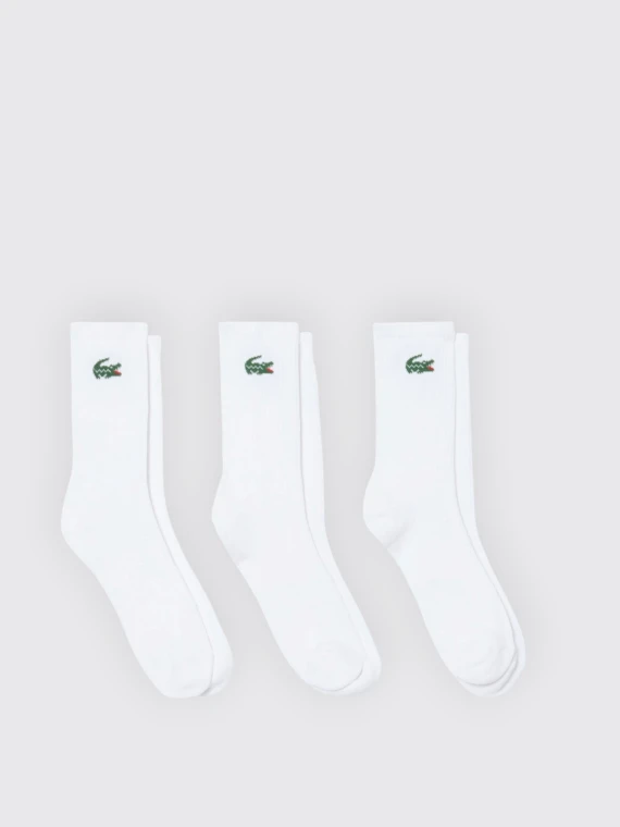 White high sport socks LACOSTE