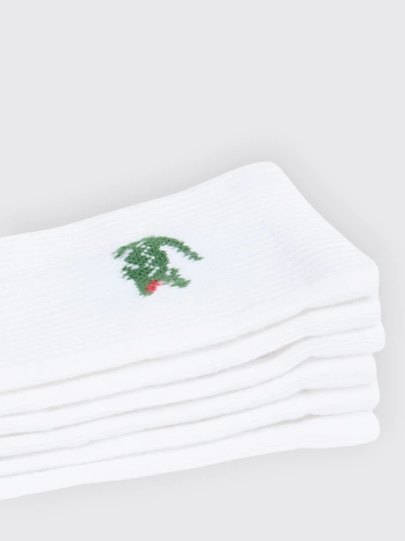 White high sport socks LACOSTE