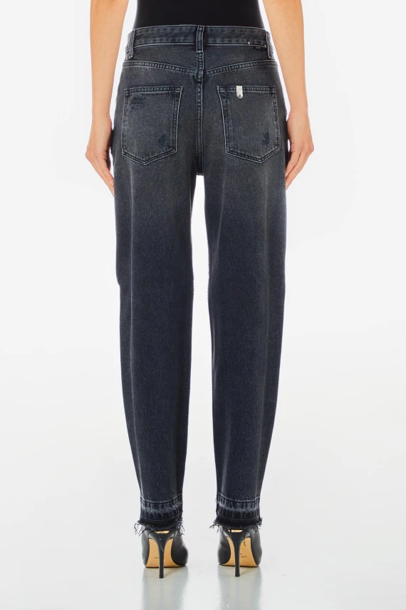 ECS PANT. CROPPED STRAIGHT H.W. 