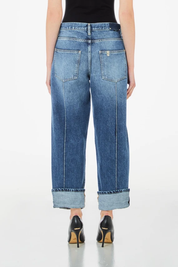 PANT. CROPPED STRAIGHT REG,W 