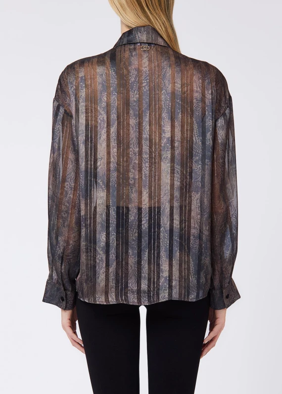 DIGITAL SHIRT M/L LES PLUM DE LIUJO