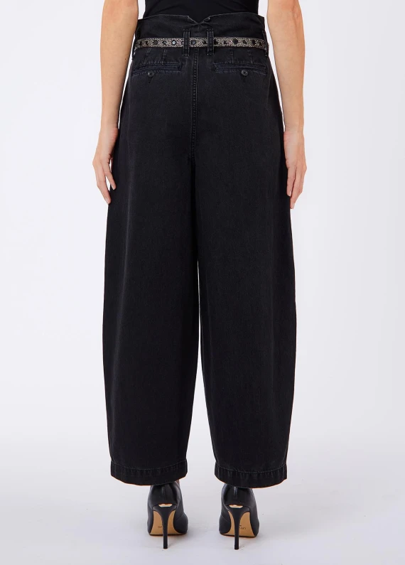 PANT.BALLOON EMBROID H.W. LES PLUM DE LIUJO