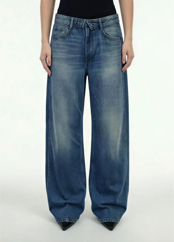 PANTS. REVERSE BELT ZIP DEA LES PLUM DE LIUJO