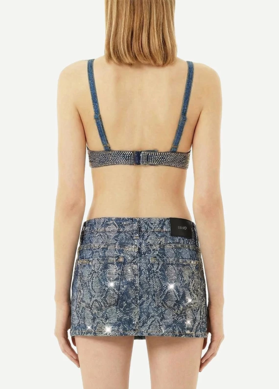 DENIM BRALETTE