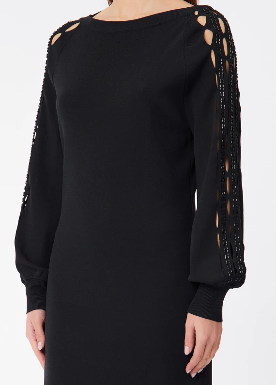Black knit dress LIU JO COLLECTION
