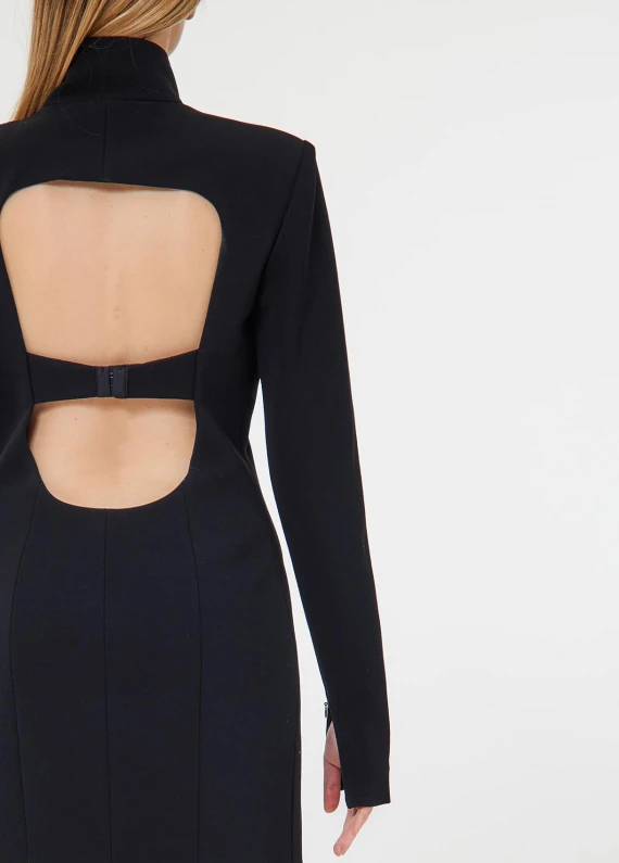 Black short dress with back cut-out LIU JO COLLECTION