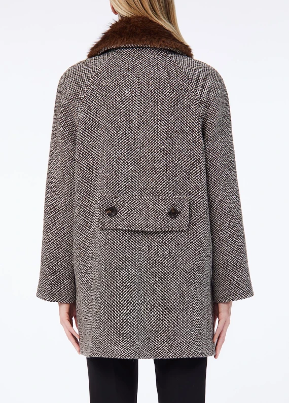 Ecs mocha coat LIU JO COLLECTION
