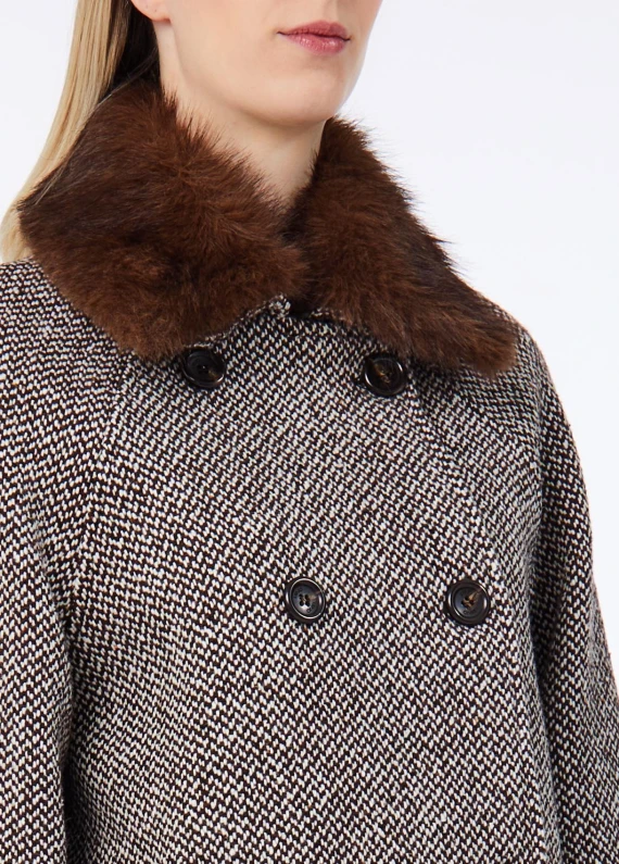 Ecs mocha coat LIU JO COLLECTION