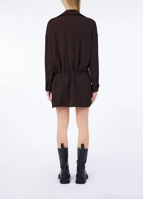 Abito mocha con applicazione LIU JO COLLECTION