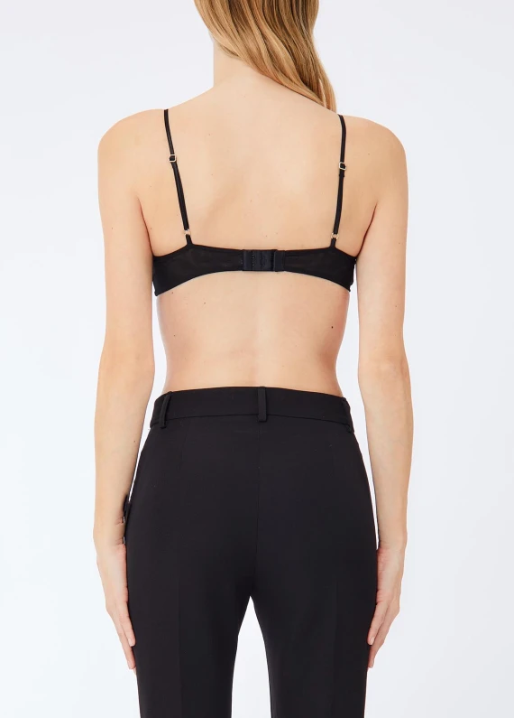Bralette nera con strass LIU JO COLLECTION