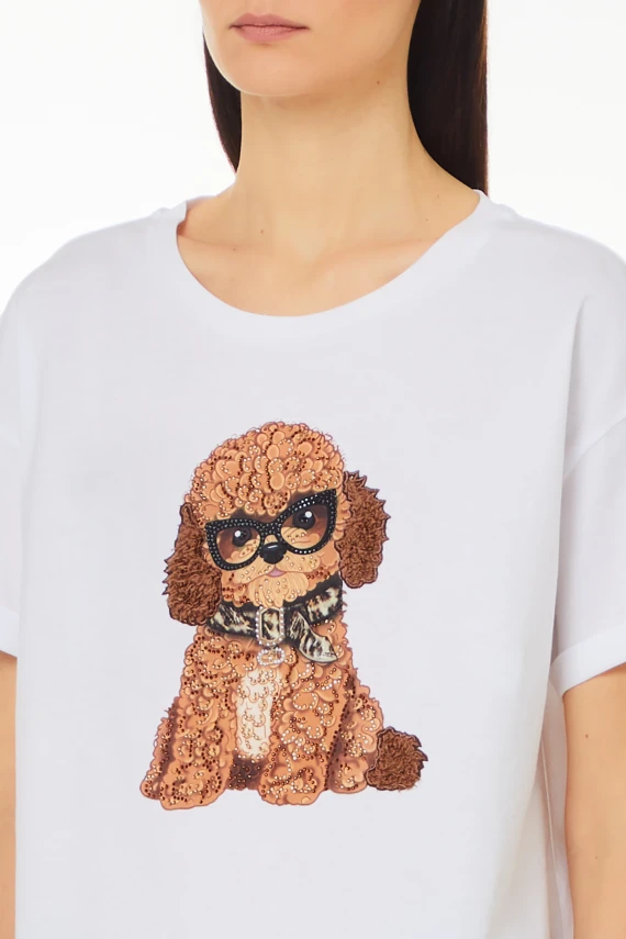 T-SHIRT M/C ANIMALS 3D CANE