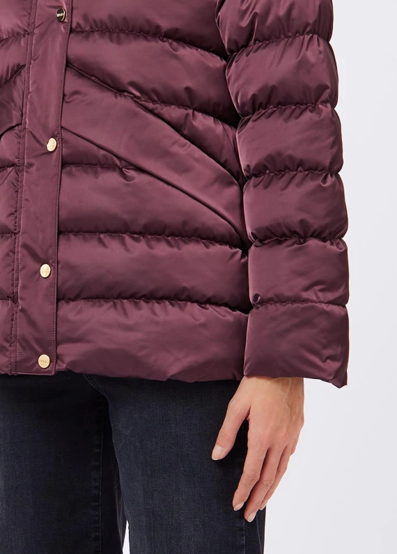 Bordeaux padded jacket Liu Jo
