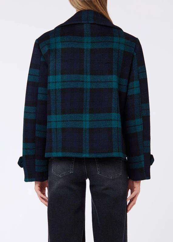 CAPPOTTO DOPPIO PETTO TARTAN Liu Jo