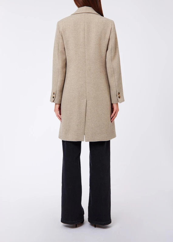 Cappotto midi beige Liu Jo