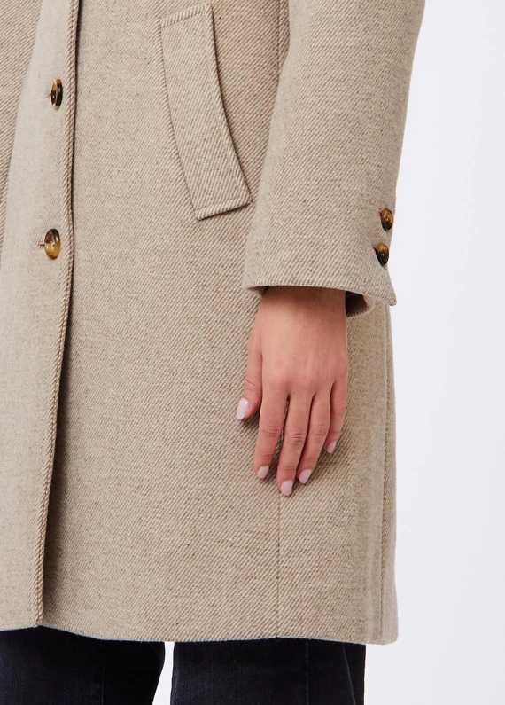 Cappotto midi beige Liu Jo
