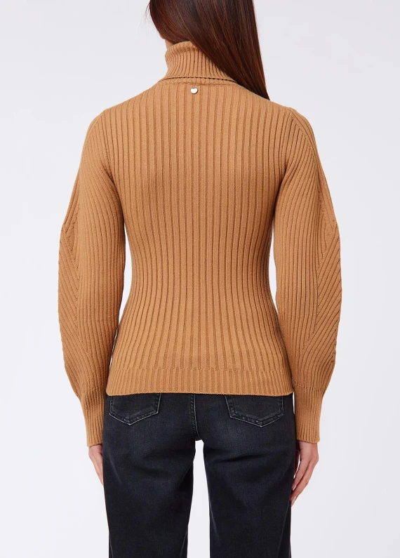 M/L RIBBED TURTLE-NECK SWEATER Liu Jo