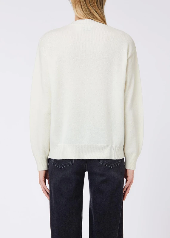 White wool sweater LIU JO JEANS FASHION